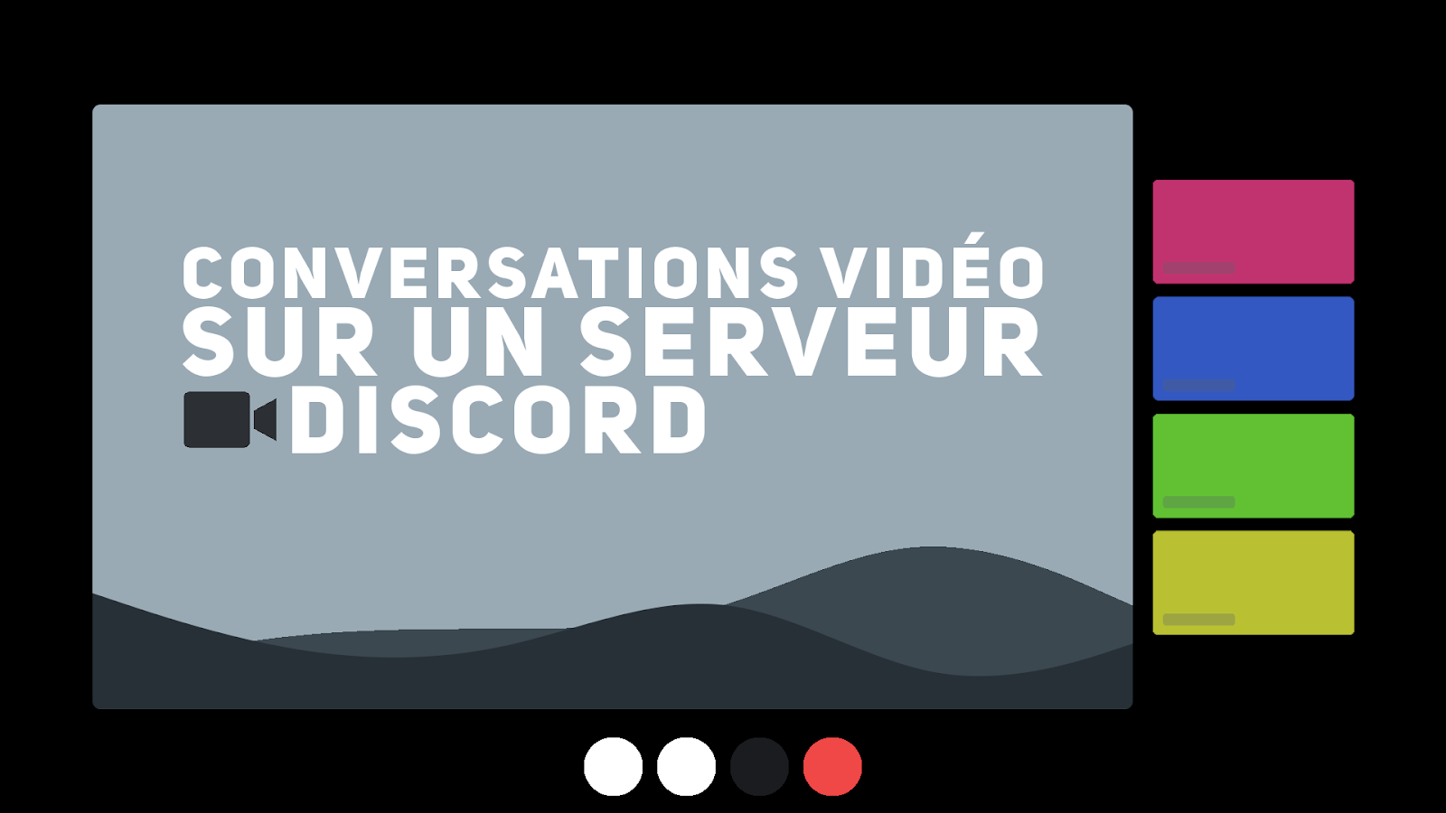 Conversations vidéo sur les serveurs ! image de couverture
